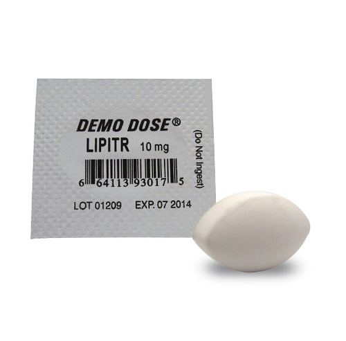 Demo Dose® Oral Medications - Lipitr - 10 mg, Box of 100