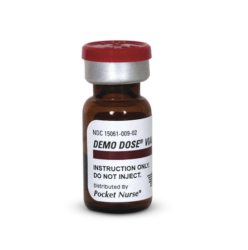 Demo Dose® Mini Vial - 1 ml - Amber Vial