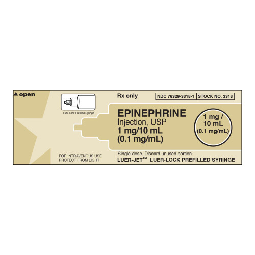 Epinephrine 1:10,000, Luer-Jet