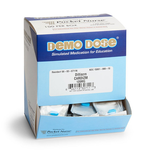 Demo Dose® Oral Medications - Cardi - 120 mg