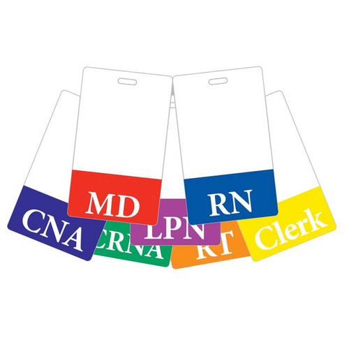 Pocket Nurse Simulation Role Play ID Card Set, Vertical -For Training Use Only