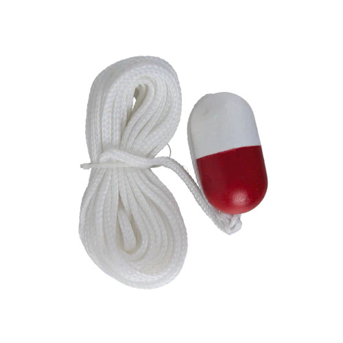 Kemp White Economy 60' Throw Line with Red/White Float Kemp White Economy 60' Throw Line with Red/White Float