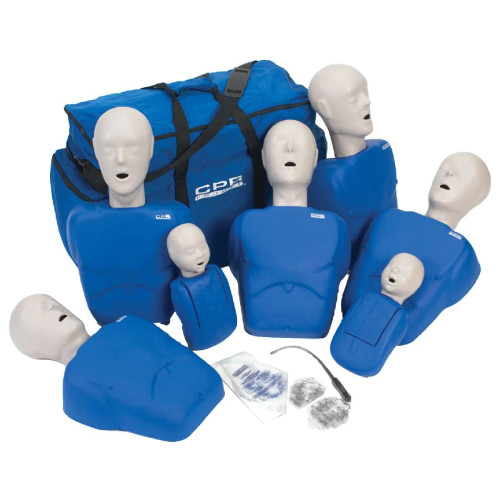 Kemp CPR Prompt CPR Manikins 7-Pack, (5) Adult, (2) Infant Manikins