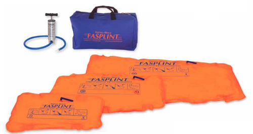 Hartwell Fasplint Kit (Small, Medium and Large Splints, Compact Pump with tapered tip and Rectangular Carry Case)