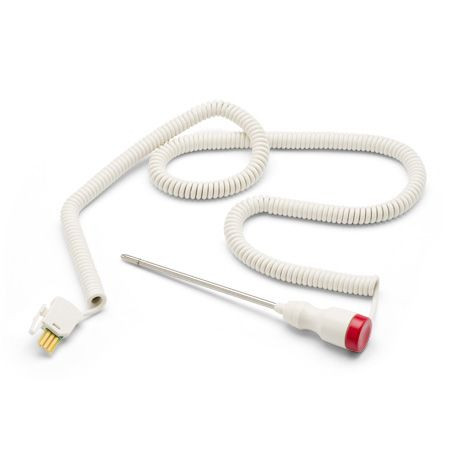 Welch-Allyn Rectal Probe Assembly, Latching Connector, 9 ft