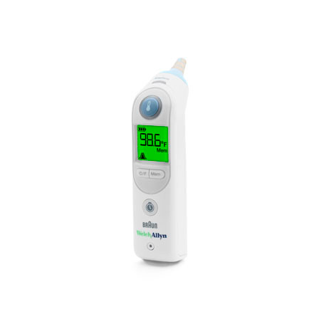 Welch-Allyn Braun ThermoScan Pro 6000 Ear Thermometer,  Small Cradle