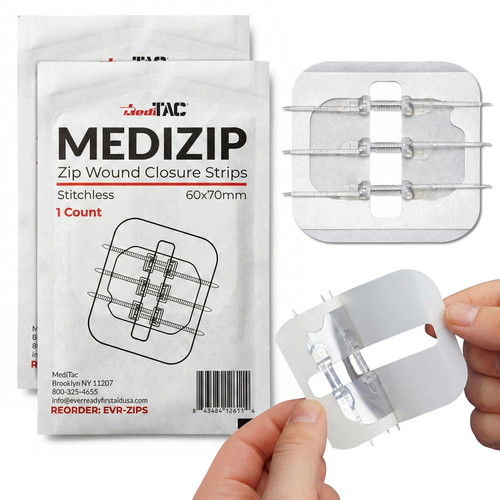 Medizip Stitchless Zip Wound Closure Strips 60×70mm