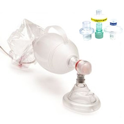 BVM, Ambu SPUR II with Mask, Reservoir, and HEPA Filter - Case of 6