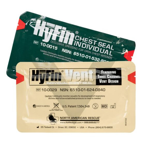 NAR USMC HyFin Chest Seal Combo Pack