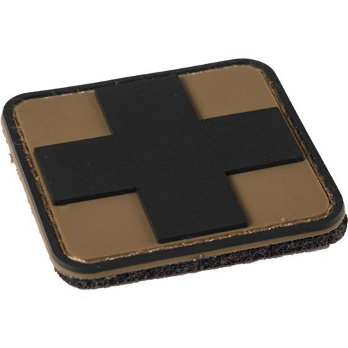 NAR PVC Medic Cross Patch 2 in. x 2 in. – Black