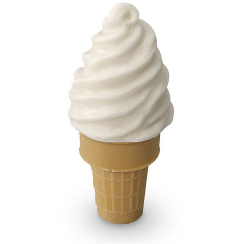 Nasco Life/form Soft Serve with Cake Cone Food Replica