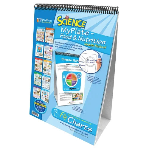 Nasco MyPlate Food & Nutrition Flip Chart Set – Middle School