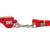 Ever Ready First Aid Safety Coach 3 Chamber Pealess Whistle with Matching Lanyard - Red