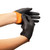 Black Fire Reversible Nitrile Gloves Black/Orange, 150/box
