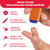 Safety Pressure Activated Lancets, Sterile Push Lancets – 2.2mm 21 Gauge for Blood Sugar Testing - 100 Count