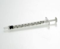 Tuberculin TB Syringe, 1cc, 25G, 5/8, Pack/100 - Dixie EMS