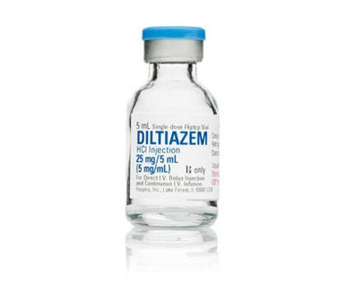 Diltiazem Injection Vial 5mg/mL, 10/box Dixie EMS