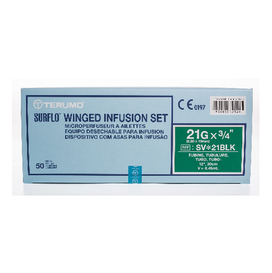 Winged Infusion Set, 21G x 3/4