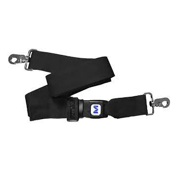 Morrison Medical Metal Push Button Metal Swivel Speed Clip 2PC, Black