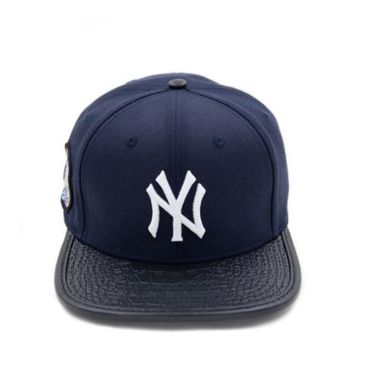 leather yankees hat