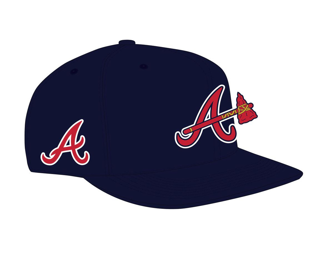 MiLB AAA Gwinnett Braves Strapback Baseball Hat/Cap Tomahawk Chop Logo