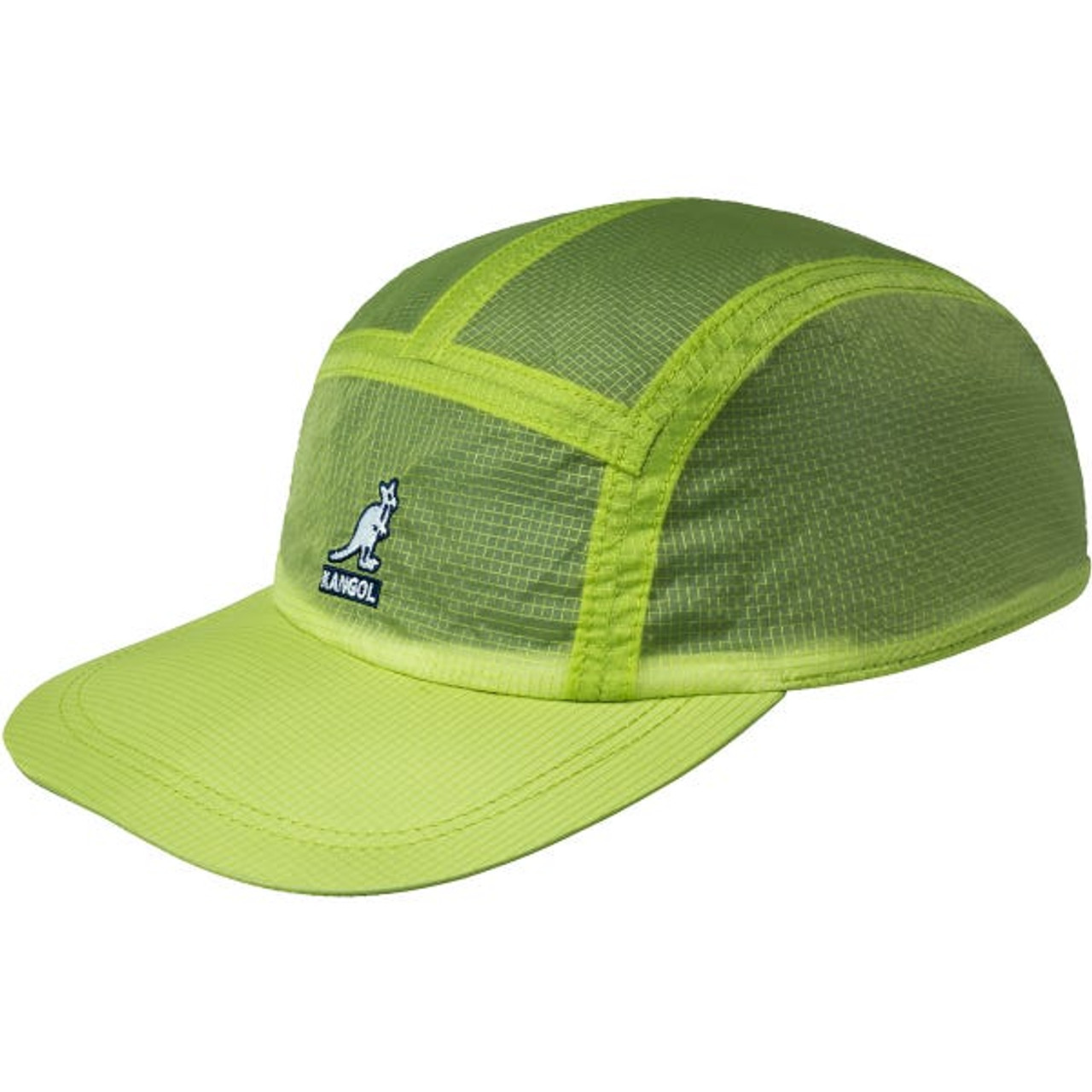 SEE ALL REV RAIN 5 PANEL CAP -BIO LIME/NAVY - SBL Headwear & Socks