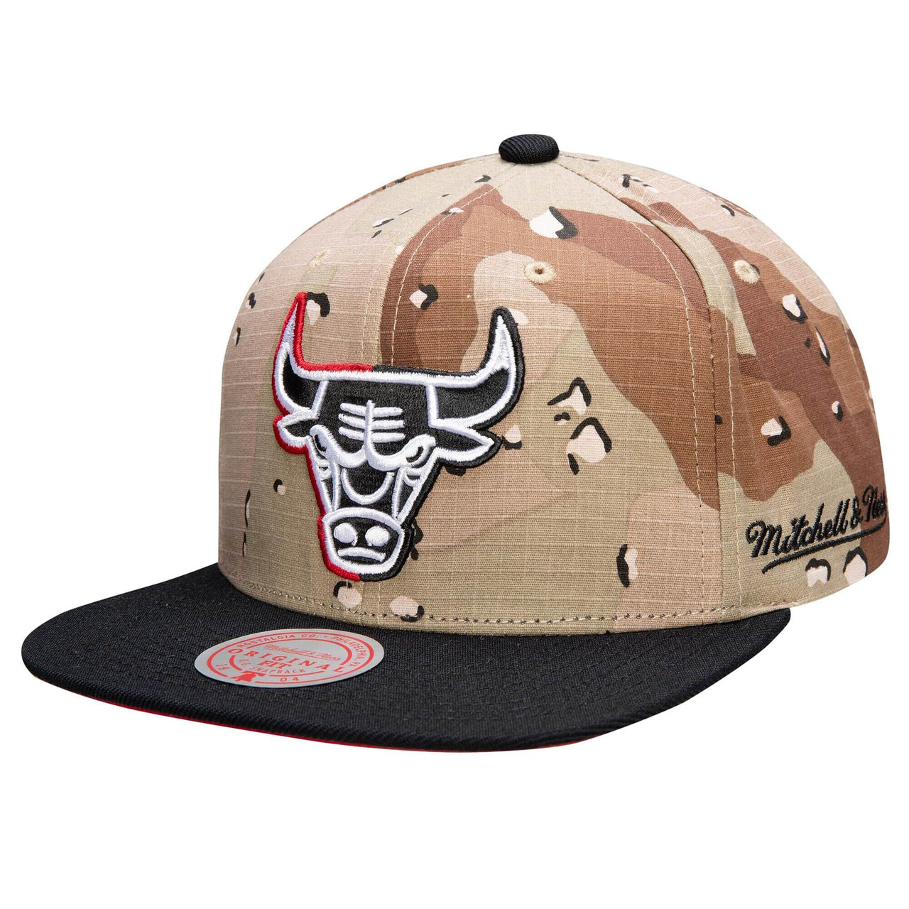 chicago bulls camo snapback