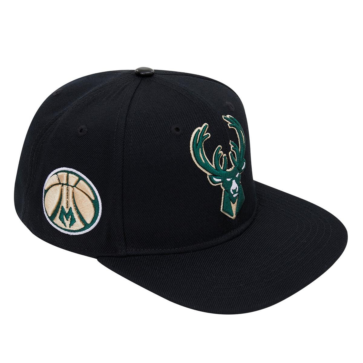 MILWAUKEE BUCKS LOGO SNAPBACK HAT - SBL 