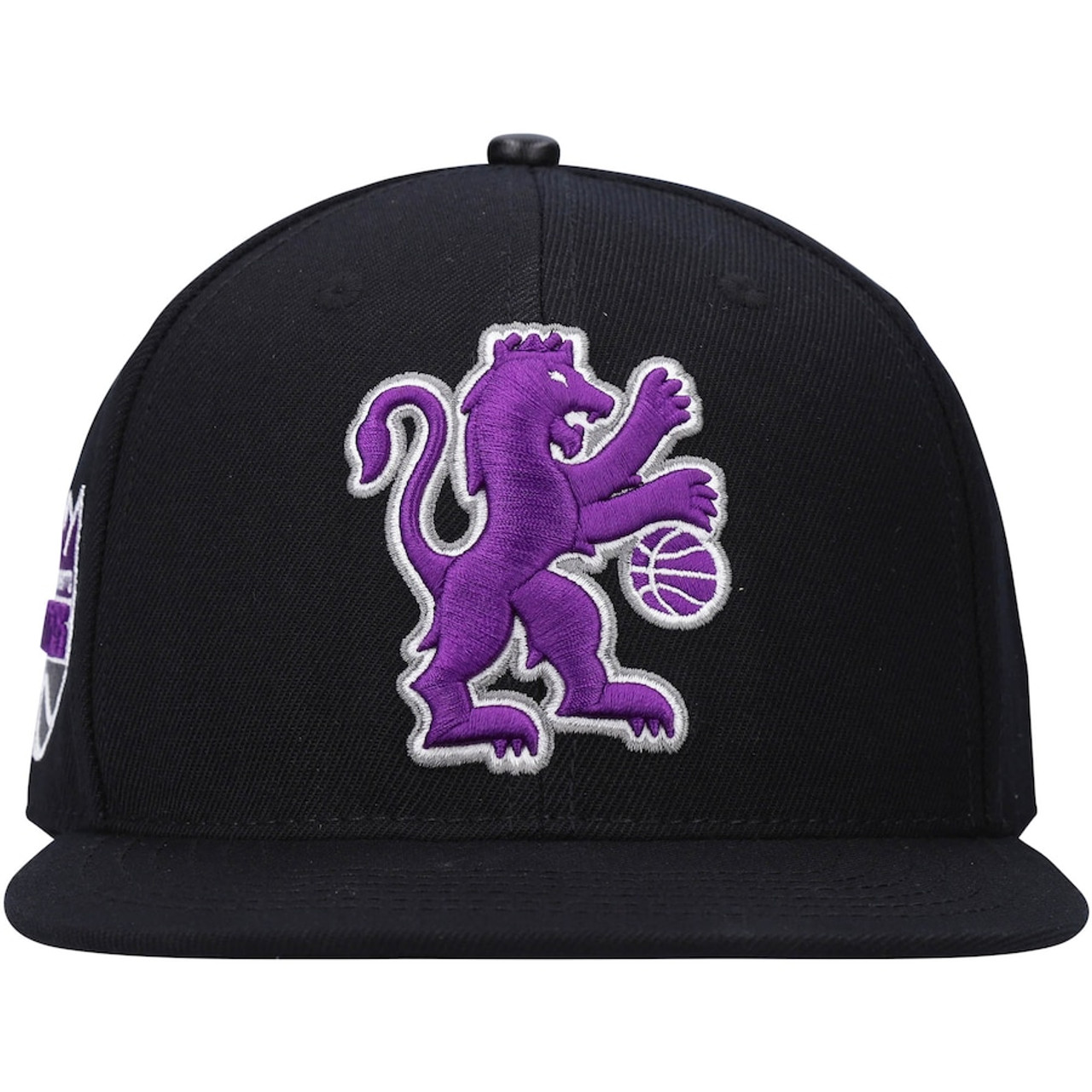 SACRAMENTO KINGS CLASSIC LOGO SNAPBACK HAT (BLACK)