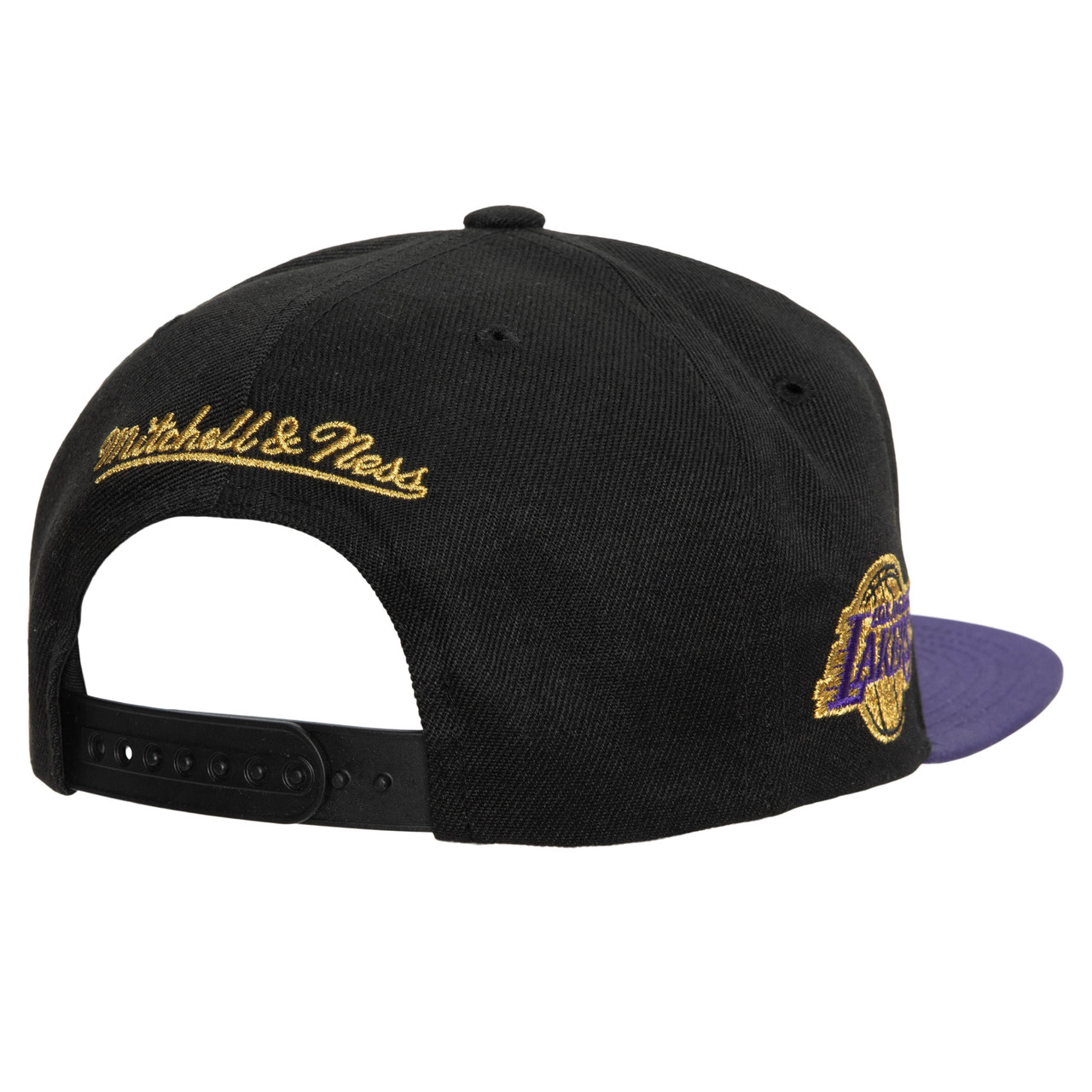 Mitchell & Ness Los Angeles Lakers STA3 Wool Snapback Cap Gold