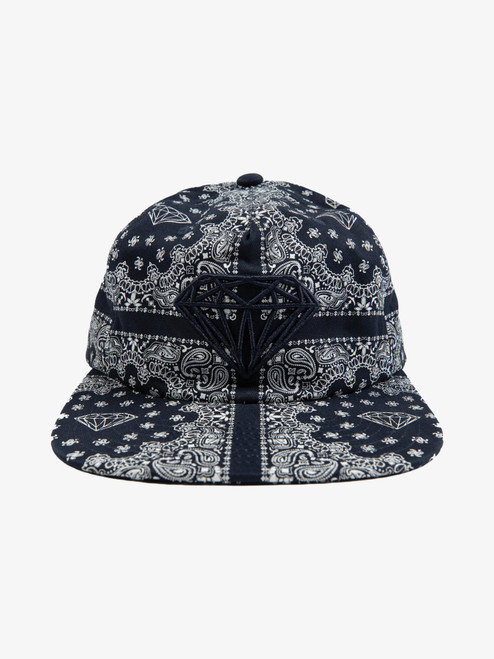 BRILLIANT BANDANA UNSTRUCTURED SNAPBACK - NAVY