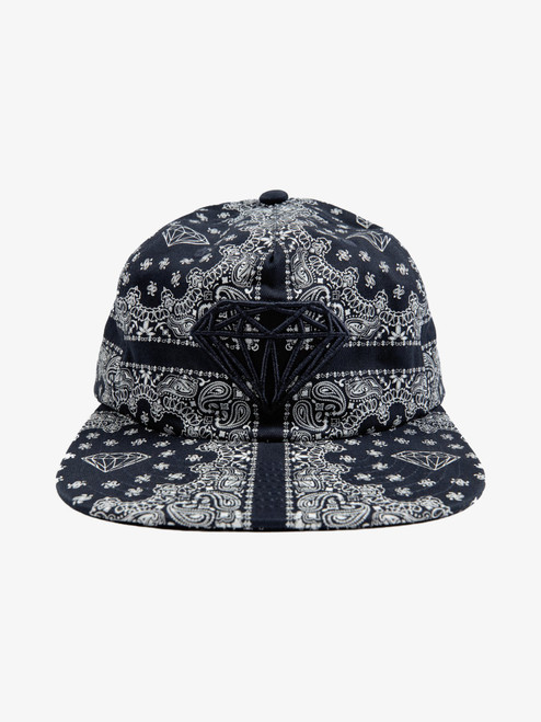 BRILLIANT BANDANA UNSTRUCTURED SNAPBACK - RED - SBL Headwear & Socks