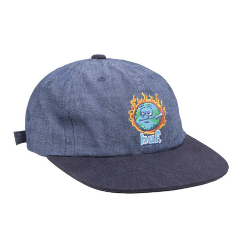GLOBAL WARMING 6 PANEL HAT - BLUE CHAMBRAY