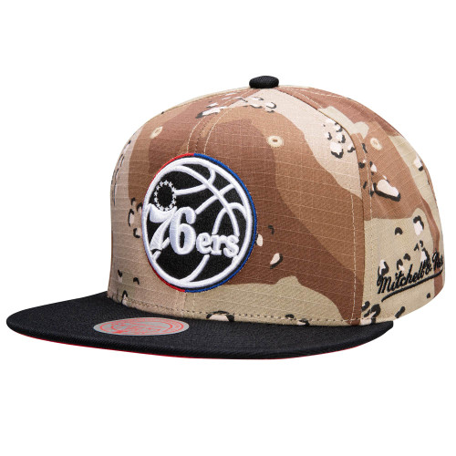 CHOCO CAMO SNAPBACK PHILADELPHIA 76ERS