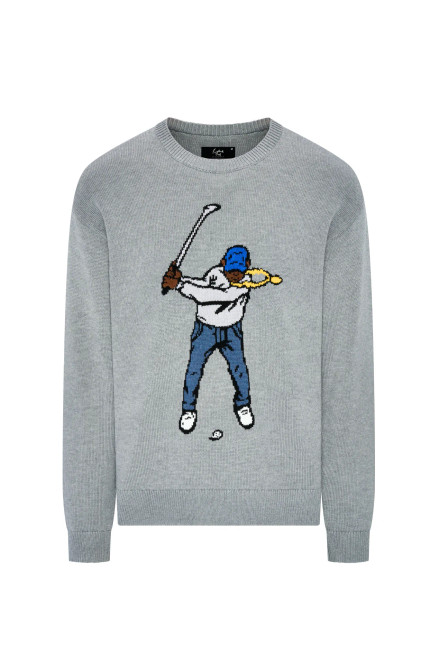 SWINGMAN SWEATER - HEATHER