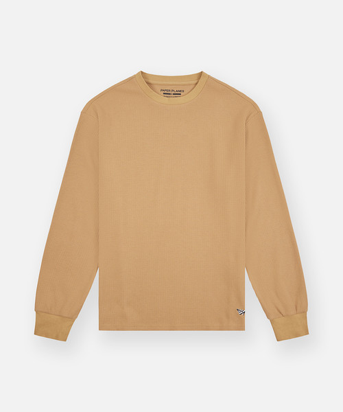 PLANES WAFFLE LONG SLEEVE TEE