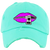 LIPS DAD HATS - MINT W/PURPLE