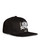 EARLHAM SNAPBACK CAP - BLACK