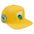 NORFOLK STATE UNIVERSITY CLASSIC WOOL SNAPBACK HAT - YELLOW