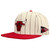 CHICAGO BULLS PINSTRIPE RETRO CLASSIC LOGO WOOL SNAPBACK