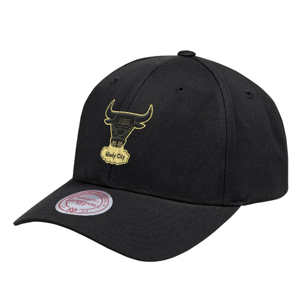 FLAT GOLD STRAPBACK CHICAGO BULLS