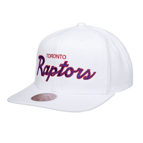 HERITAGE SCRIPT WHITE SNAPBACK HWC TORONTO RAPTORS