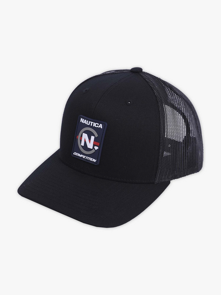 DIAMOND X NAUTICA COMPETITION TRUCKER HAT - BLACK