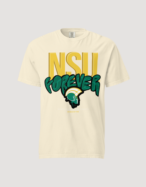 DUNGEON FORWARD - NORFOLK STATE UNIVERSITY - THE YARD FOREVER TEE(IVORY)