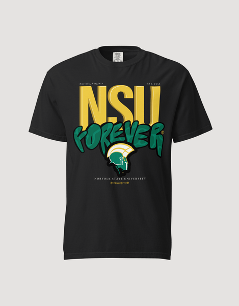 DUNGEON FORWARD - NORFOLK STATE UNIVERSITY - THE YARD FOREVER TEE(BLACK)