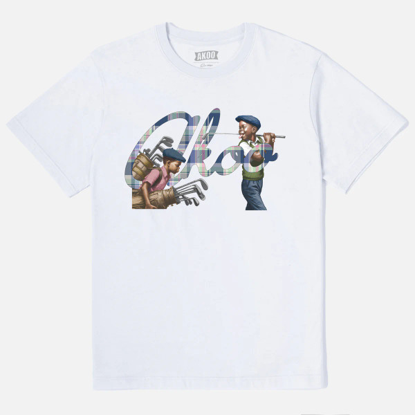PLAY THROUGH SS TEE(BLUE)