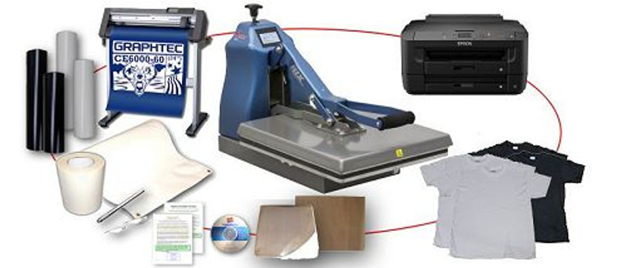 Heat Press, Printer, Cutter COMBO Deal 03