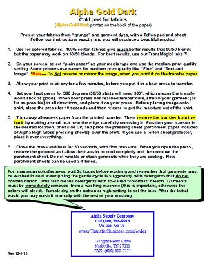 25 Sheet Pack Of Alpha Gold Dark 11x17