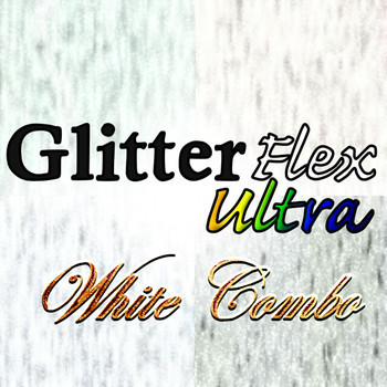 GlitterFlex Ultra White Combo Sheets, Yards, & Rolls