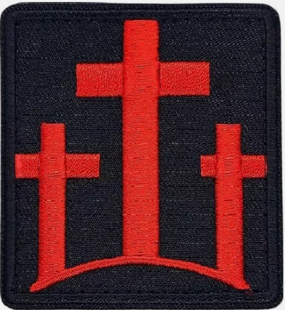 TMBC Three Crosses patch
